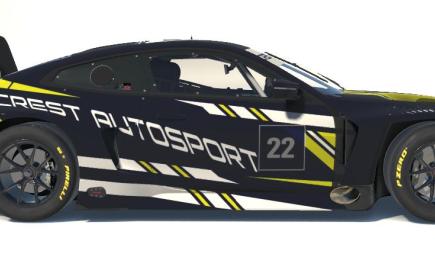 Crest Autosport BMW M4 GT3 Silver