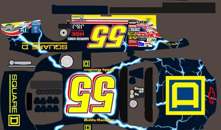 Bobby Hamilton - Lightning Square D - 2001 All Star