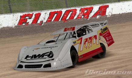 2025 Bayley Currey HWH Performance Crowe Equipment Dirt Late Model