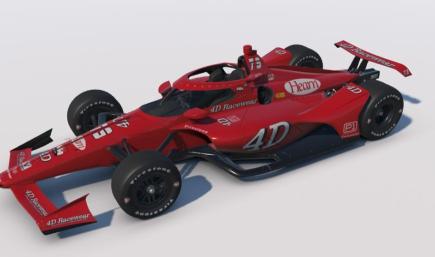 4D Racewear Richie Hearn 98 Budweiser car