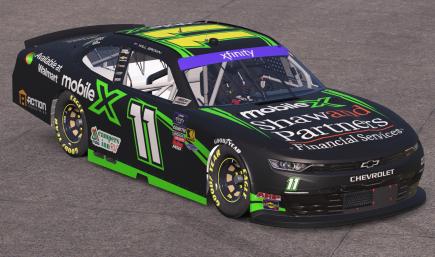 Will Brown Kaulig Racing Mobile X Shaw and Partners