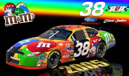 (SS) 2005 #38 Elliott Sadler M&Ms Ford Taurus