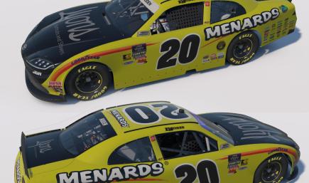 2025 Brandon Jones Menards Lyons Toyota Supra No Num