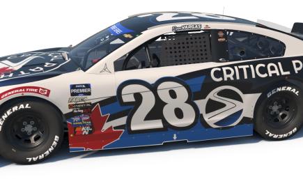 28 Ryan Vargas Critical Path eNASCAR Sunoco ALL-STAR livery