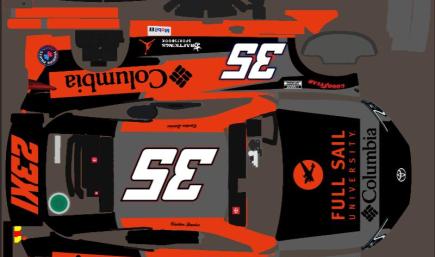 Fantasy 23XI Full Sail #35 Next Gen Toyota Night