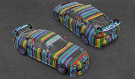 BMW GT4 New Stripes