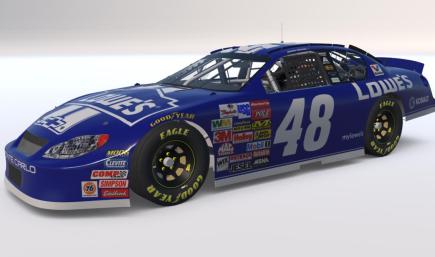 Jimmie Johnson 2013 Lowes Chevrolet Monte Carlo (Custom Number)