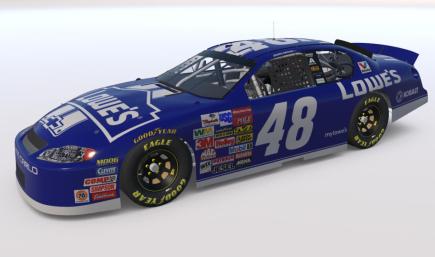 Jimmie Johnson 2013 Lowes Chevrolet Monte Carlo Superspeedway (No Number)