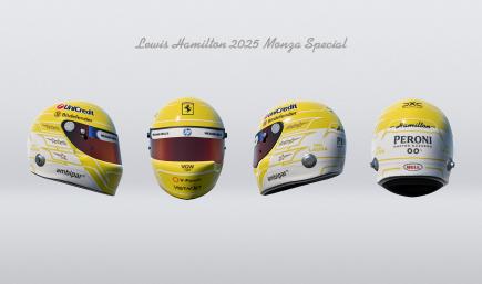 lewis hamilton 2025 ferrari monza special