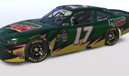 Mountain Dew XFinity Chevrolet Camaro (Custom Number)