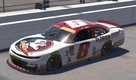 Xfinity Car FSU White