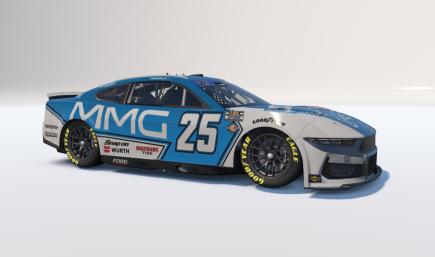 2025 Edward Bellaire #25 Detroit Lions / MMG Ford Mustang Dark Horse