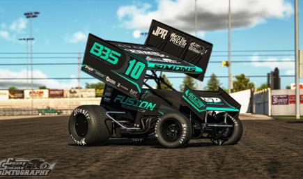 Casey Simons Winged Sprint Car BBS