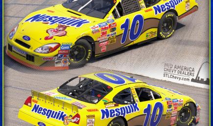 Scott Riggs 2003 Nesquik Busch Series - Gateway I #10